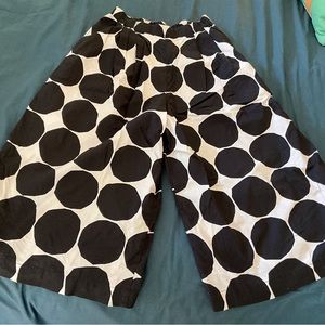 Marimekko Uniqlo wide-leg cropped pant